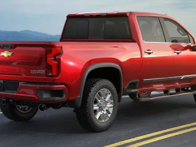 Pick-up Truck Silverado 2500 HD 2024 High Country 3D model