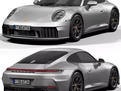 Porsche 911 Carrera GTS 2025 3D model