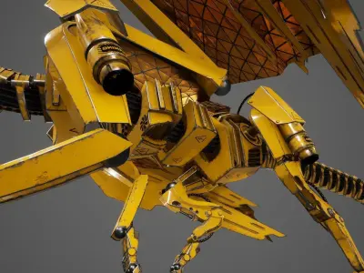 Dragon 7 UE4 Low-poly 3D model