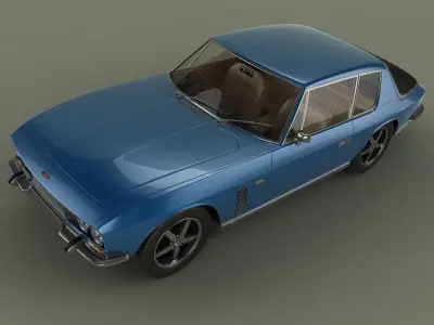 Jensen Interceptor 3D model