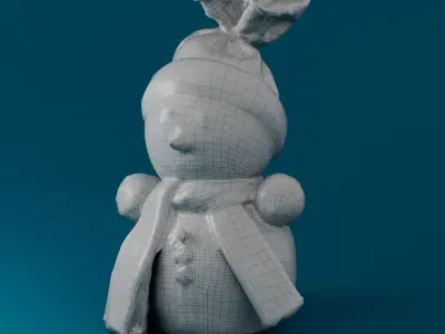 Snowman 3D model get