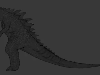 GODZILLA Low-poly 3D model