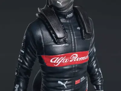 Zhou Guanyu 1-4 Scale Statue 3D print model