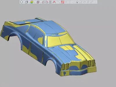3D CAD model for toy car CADILLAC 3D print model