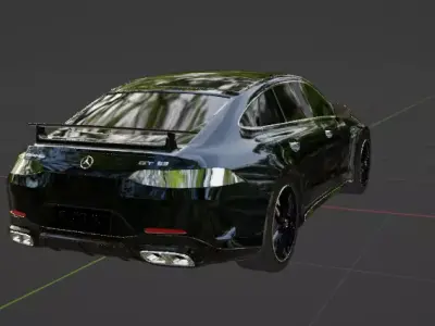 Mercedes Gt63 Amg 3D model