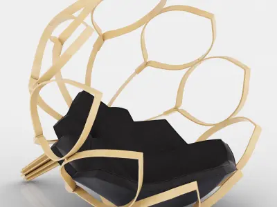 Bourgogne Chair by Mikael Ling 3D model