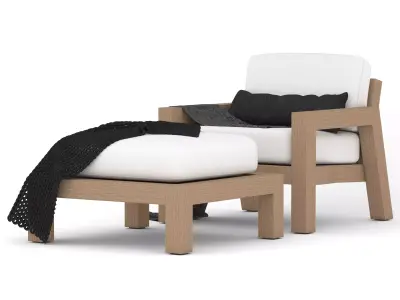 BONAIRE LOUNGE CHAIR 3D model