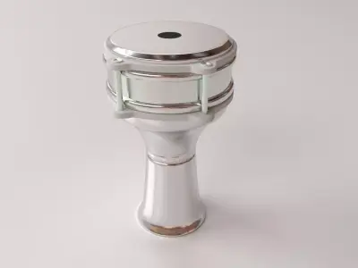 Doumbek metal drum 3D model