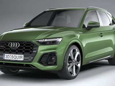 Audi Q5 S-line 2021 3D model