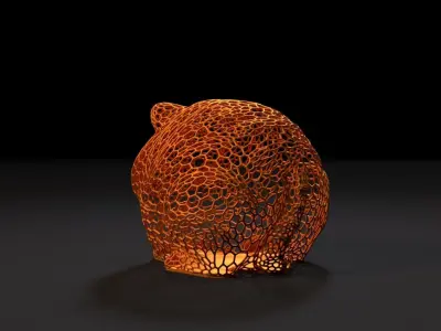 Tiger ball 3D print model