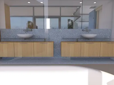 Bathroom 07 3D model