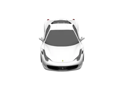 ferrari 458 Low-poly 3D model