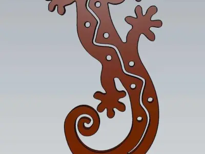 Wonderful Artificial Lizard Home and Garden Outdoor Lawn Decor 3D model