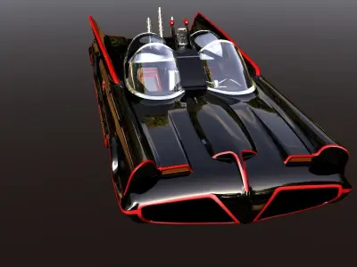 1960s Batmobile  3D model