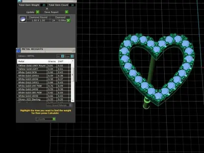 Jewelry Earring 3D print model 67