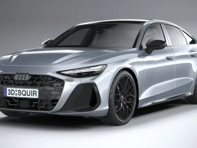 Audi A6 Sedan S-line 2026 3D model