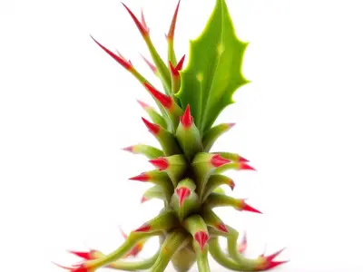 Exotic Spiky Plant model pack Low-poly 3D model