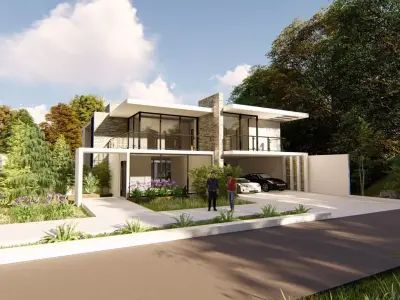 MODERN HOUSE 5 3D model