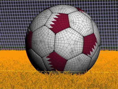 World cup Soccer Ball 2021 3D model