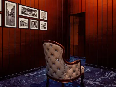 Luxury Office Chair Low-poly 3D model