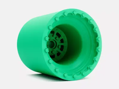 15x15 Sander 762 Wheel and Brake 3D print model