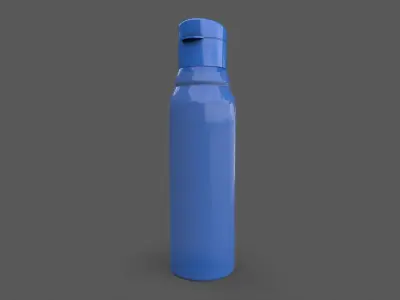 PBR Sports Water Bottle D Low-poly 3D model