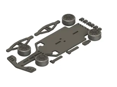 F1 Car Build Kit 3D print model