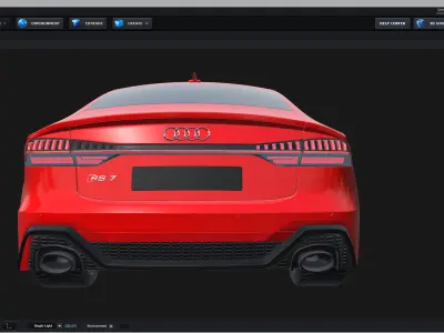 E3D - Audi RS7 Sportback  3D model