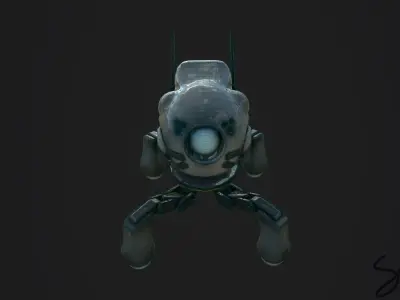 LilRobot robot Free low-poly 3D model