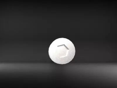 Internal Hex Screw 3D print model