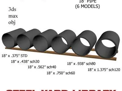 18in Pipe 3D model