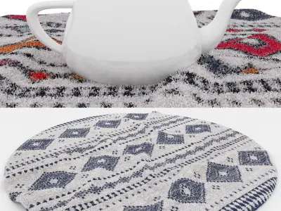 Rugs No 993 Low-poly 3D model