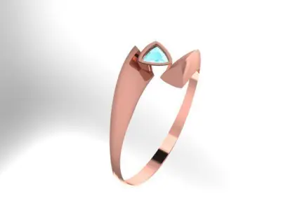 soliter ring 3D print model 3D print model