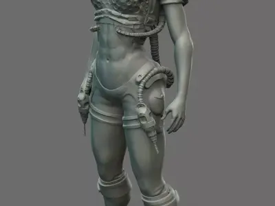 Ethion - Female Engineer 3D model