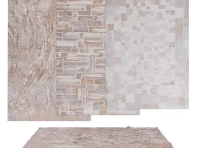 Rugs No 1051 Low-poly 3D model