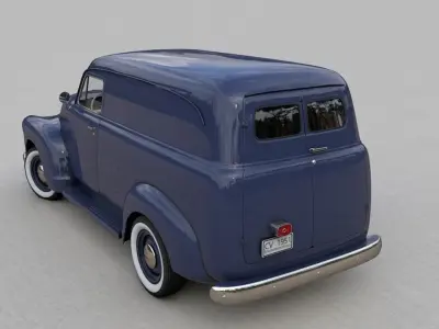 CHEVY 3100 PANEL TRUCK 1951 3D model