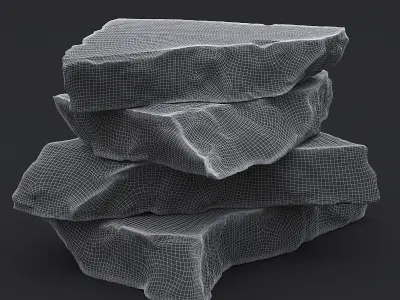 Stone IX 3D model