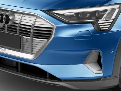 Audi E-Tron 2020 3D model