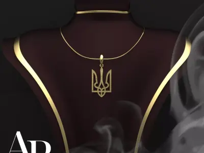 Ukrainian Trident  3D print model