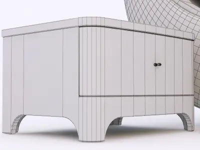 woodways bossa nova bedroom set 3D model