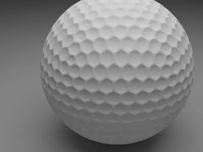 Golf Ball 3D model 3