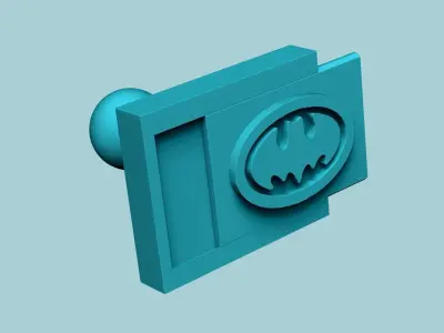Stamp 77 - Batman - Fondant Decoration Maker Toy 3D print model