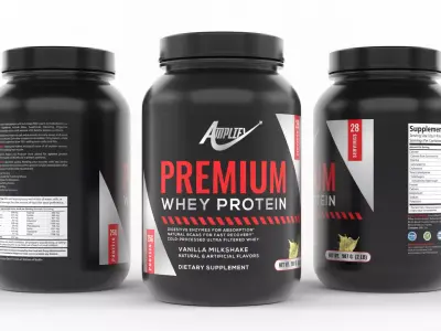 Protein Powder 3D model