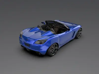 Opel Speedster Vauxhall VX220 3d model 3D model