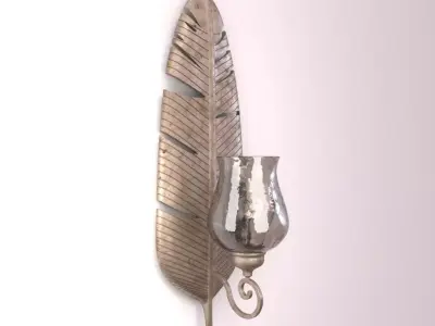 FEATHER SCONCE 3D model