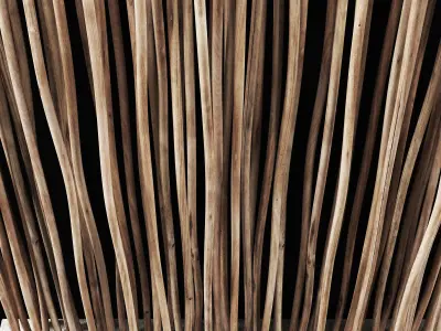 Planter fundament concrete thick branch n3 3D model