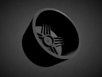 Alpina scalable and Printable rim 3D print model