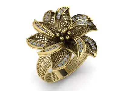 Ultra Vision Ring Jewelry 3D print model 23