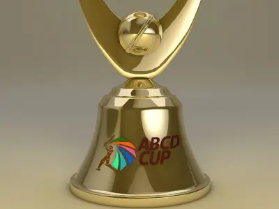 Trophy golden 3D model