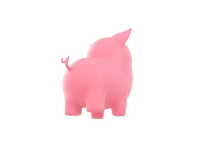 Pig Character 3D model